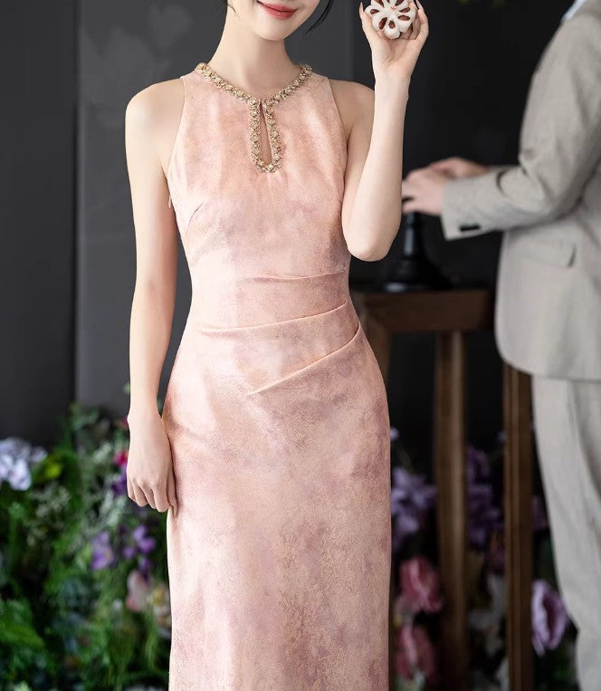 Gold sage dress (preorder/ 2 colours)