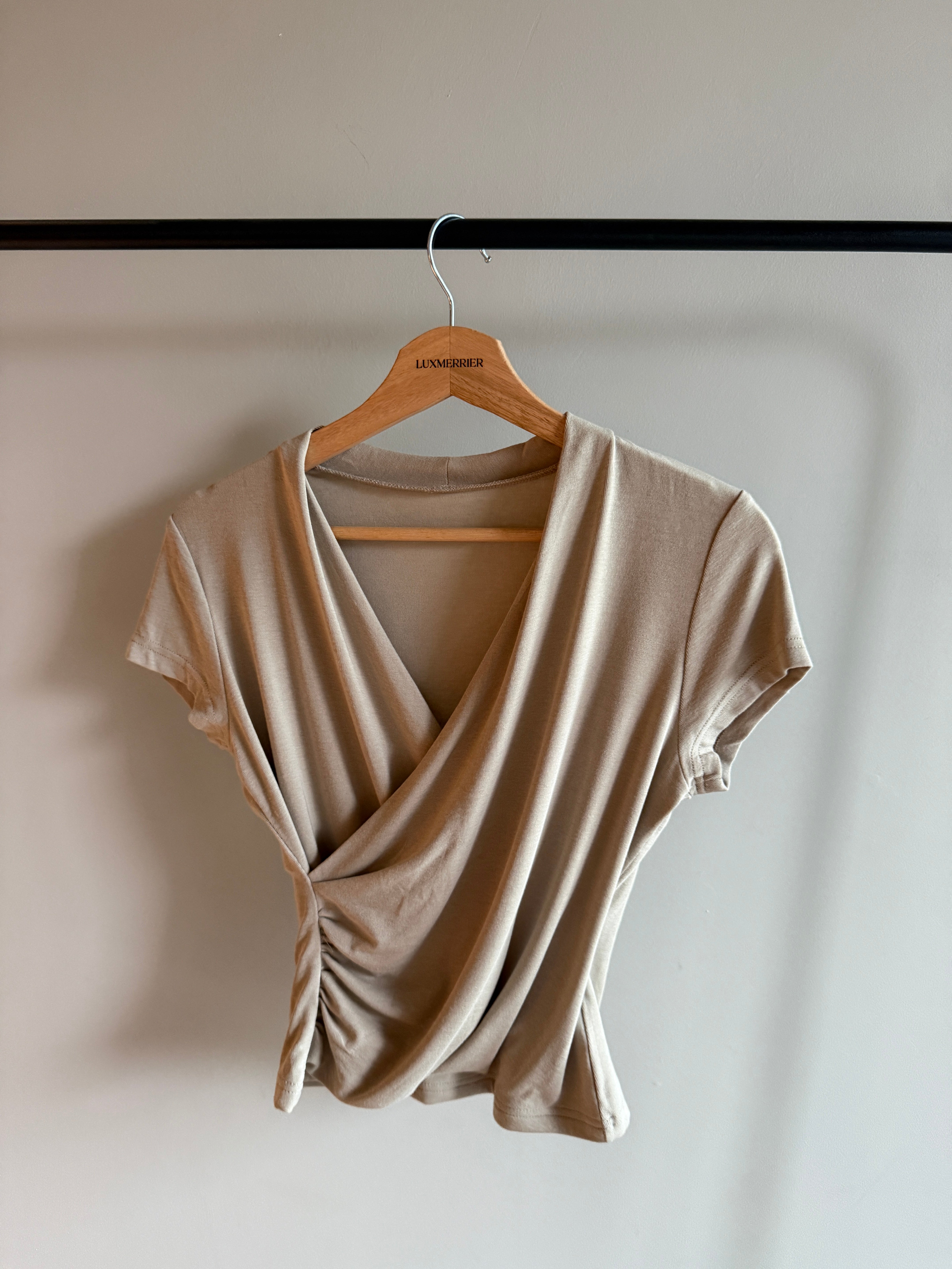 V Neck Criss Cross Top (preorder/ 2 colours)