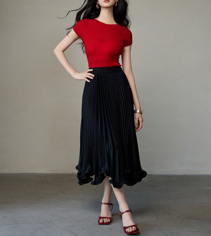 Twirl pleated skirt (preorder)