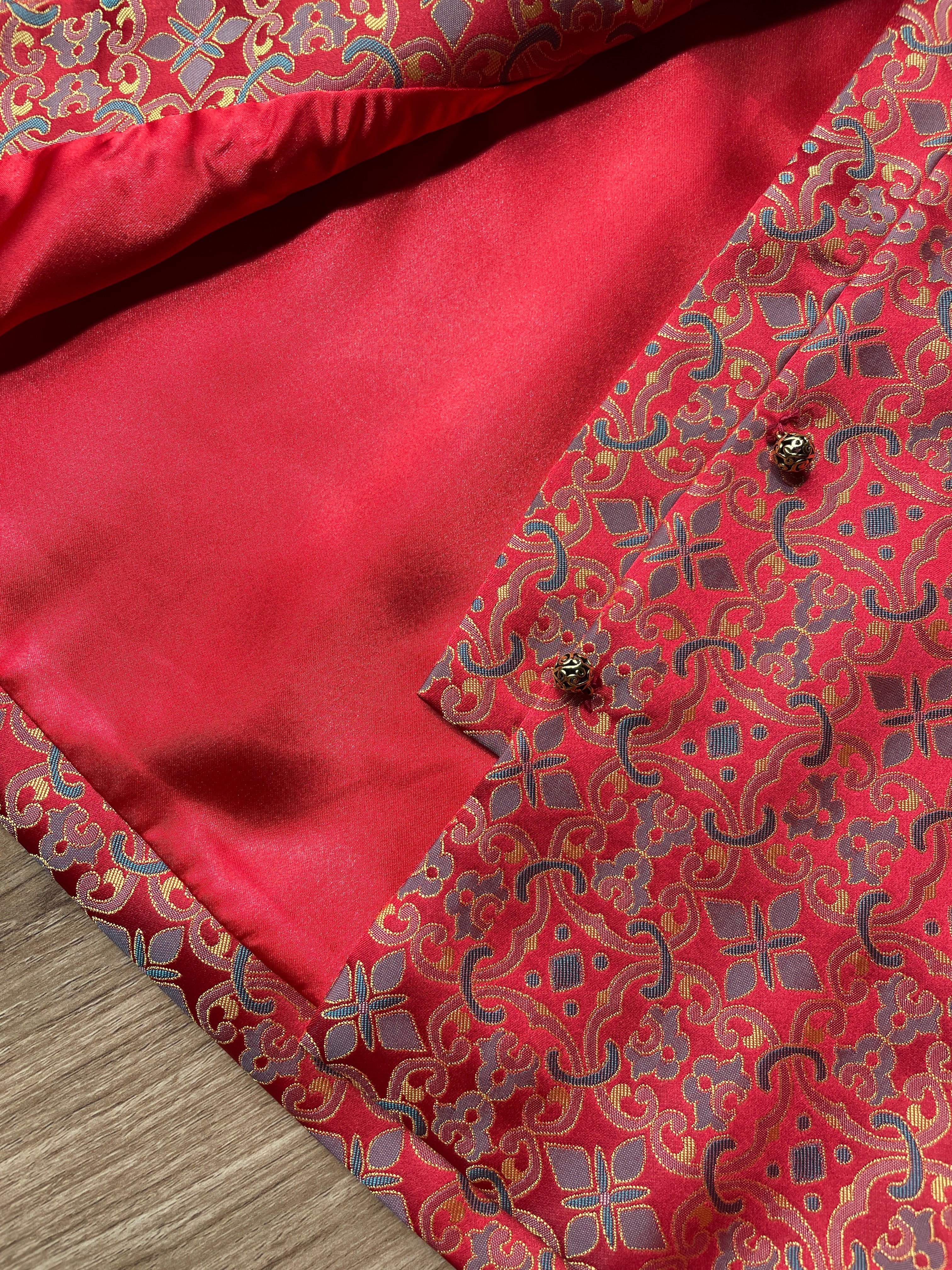 Garnet cheongsam top (preorder)