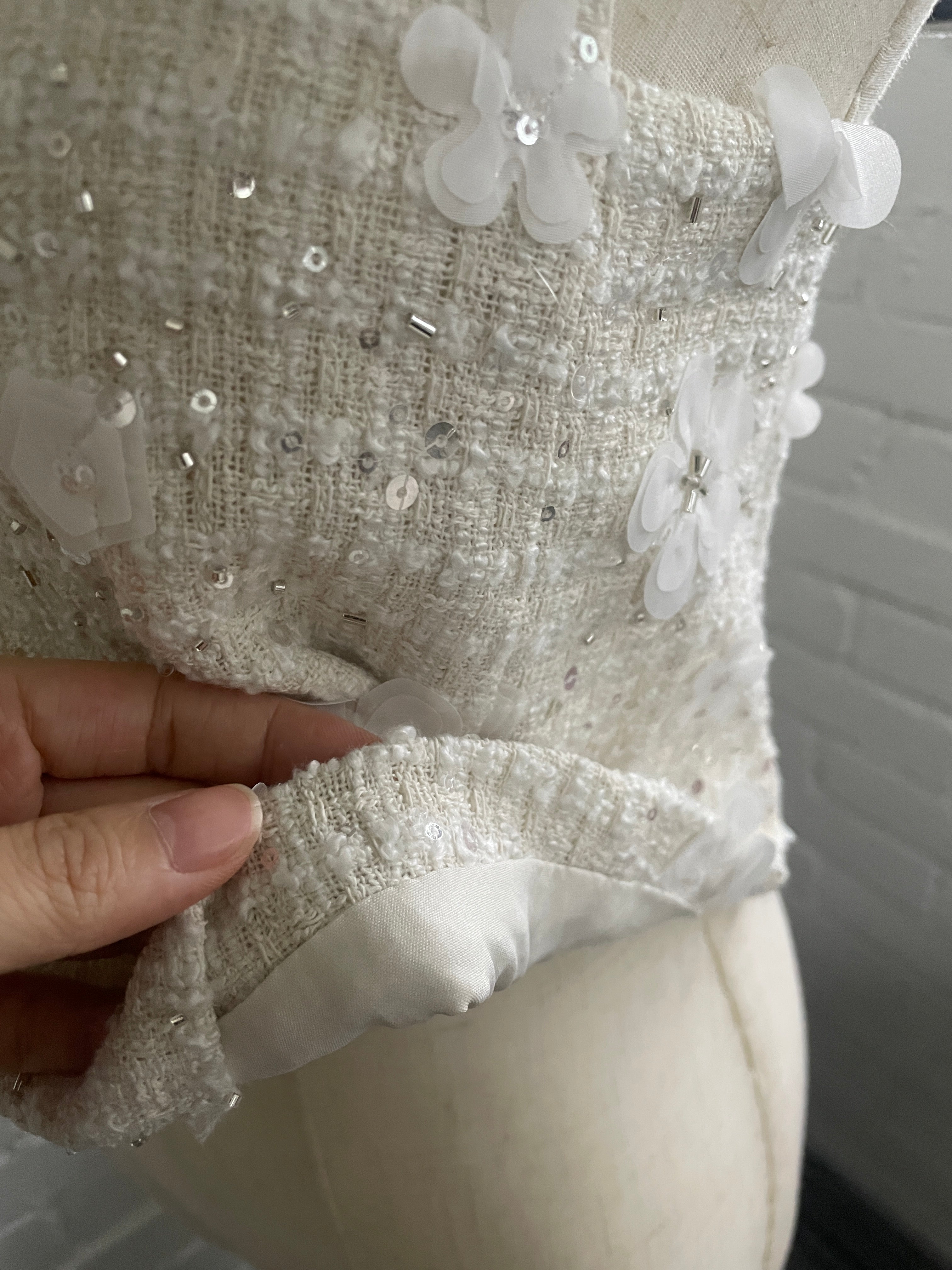 Melody tweed set (ready stock in S)