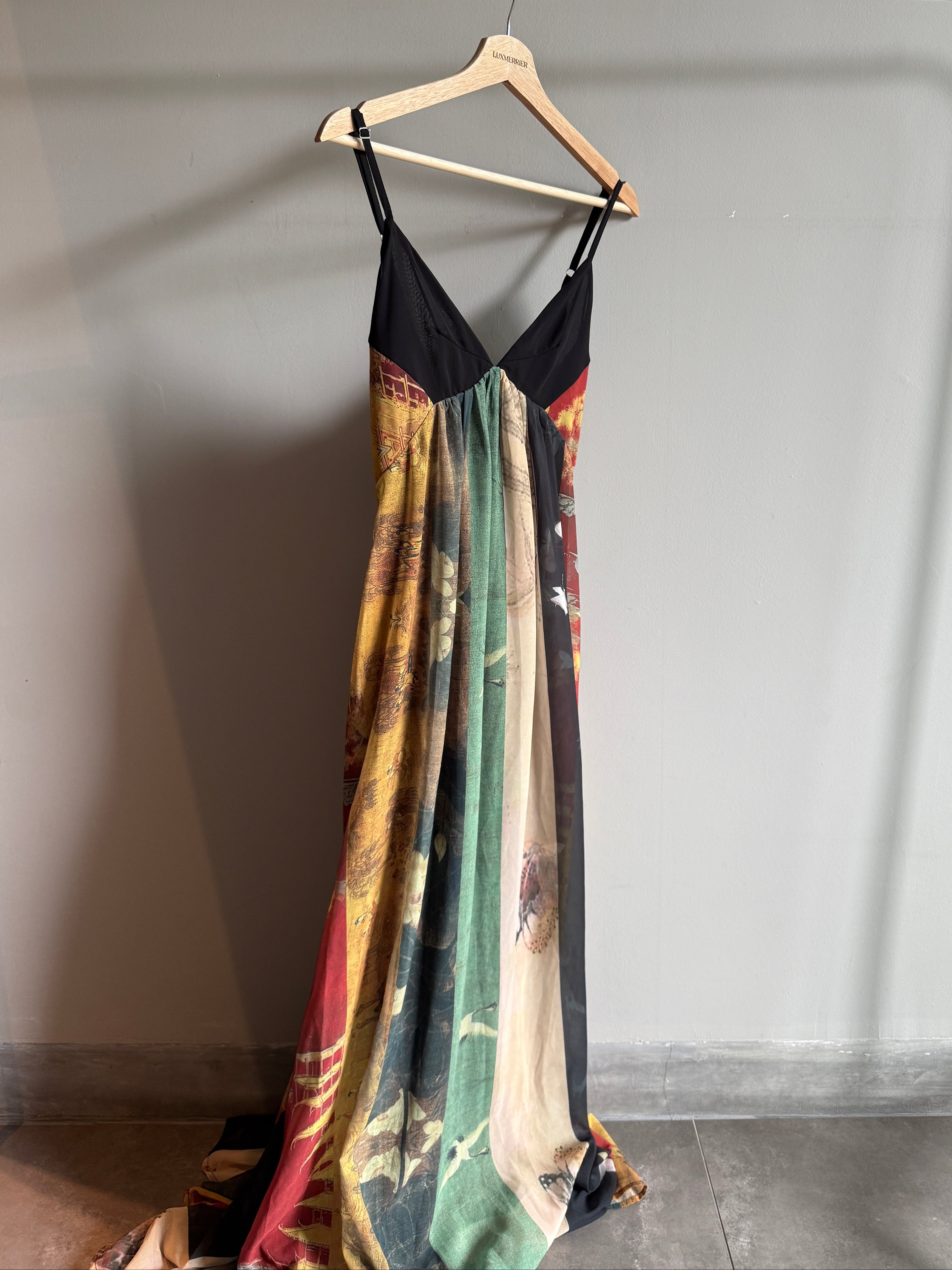 Akari Printed Maxi Dress (preorder)