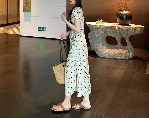 Vio polka dress (preorder)