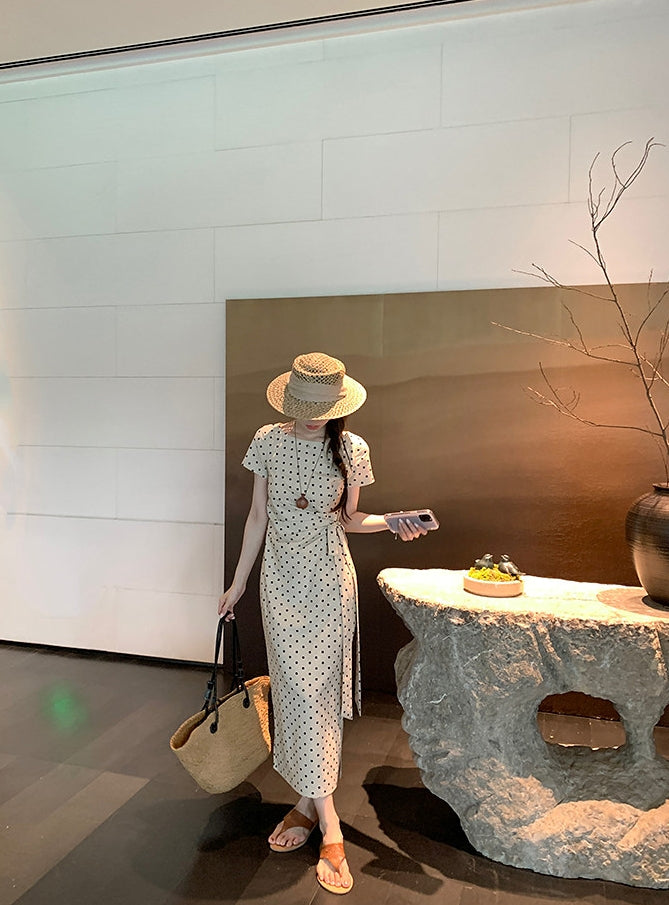 Vio polka dress (preorder)