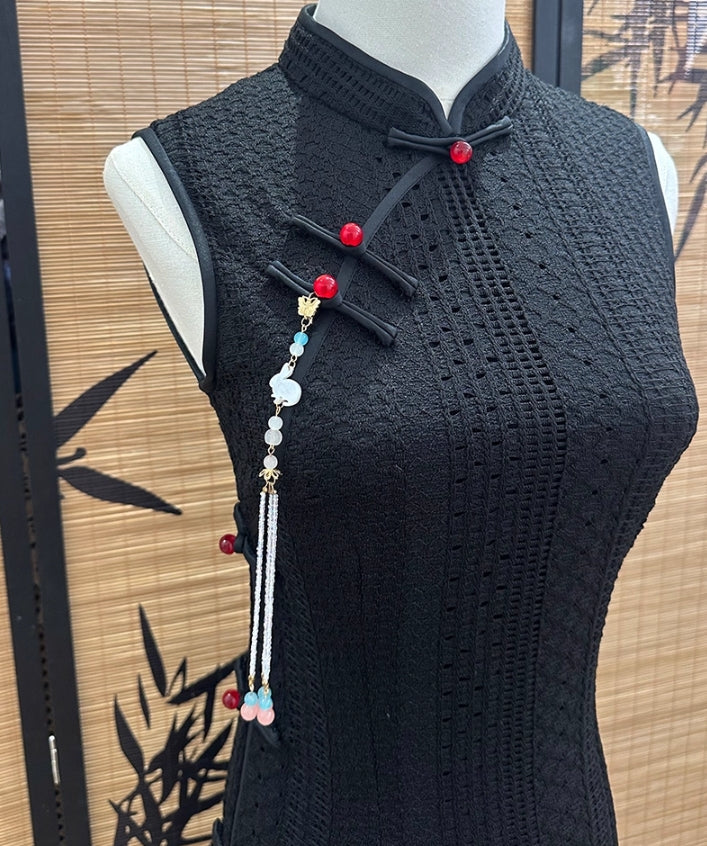 Classic Crochet Cheongsam (preorder/ 3 colours)