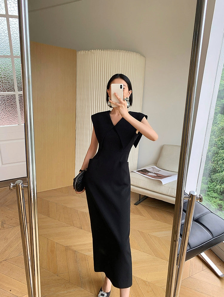 Hepburn Lapel Dress (preorder)