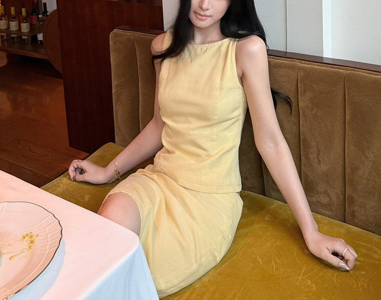 Lemon Linen Set (preorder)