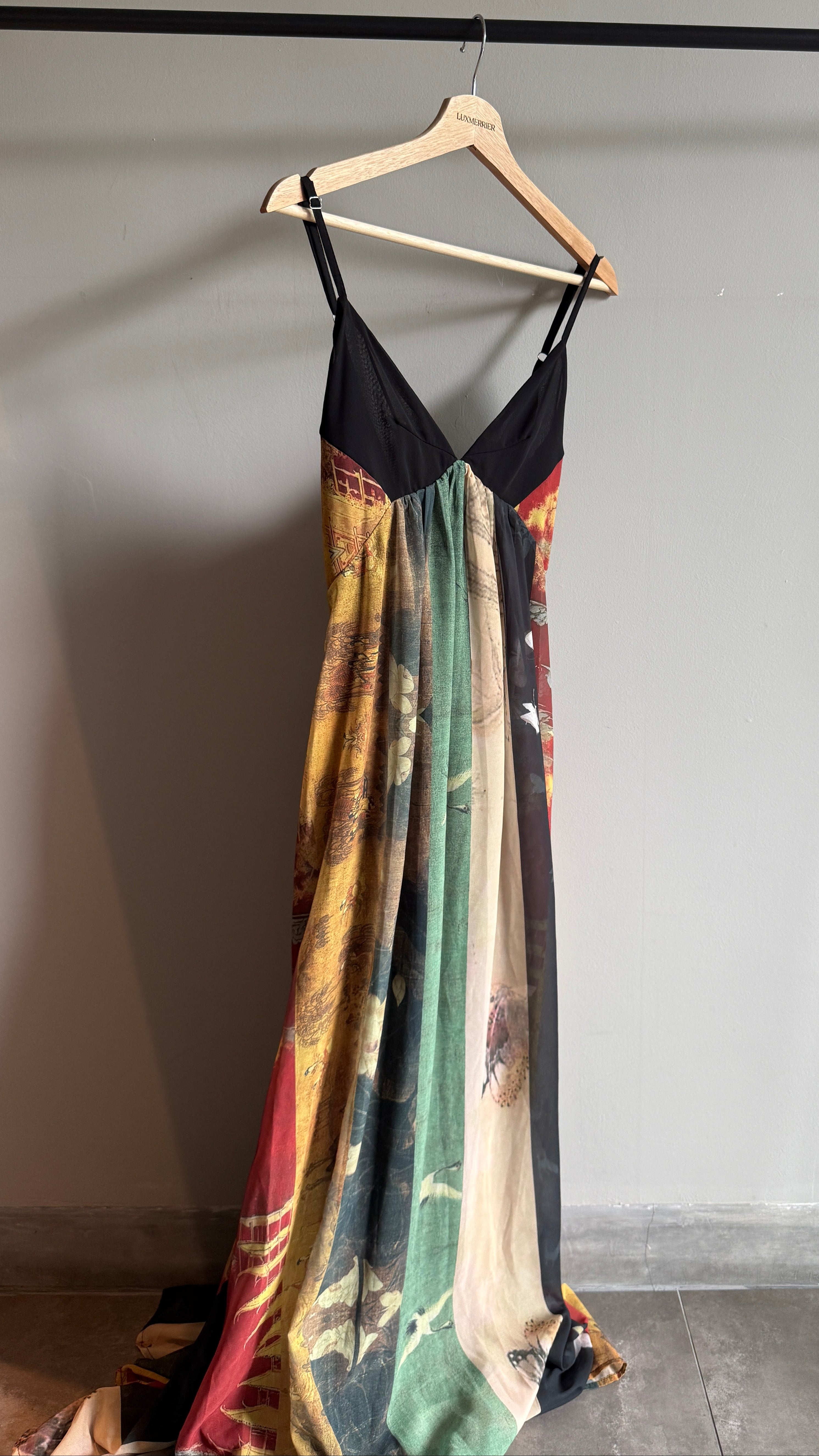 Akari Printed Maxi Dress (preorder)