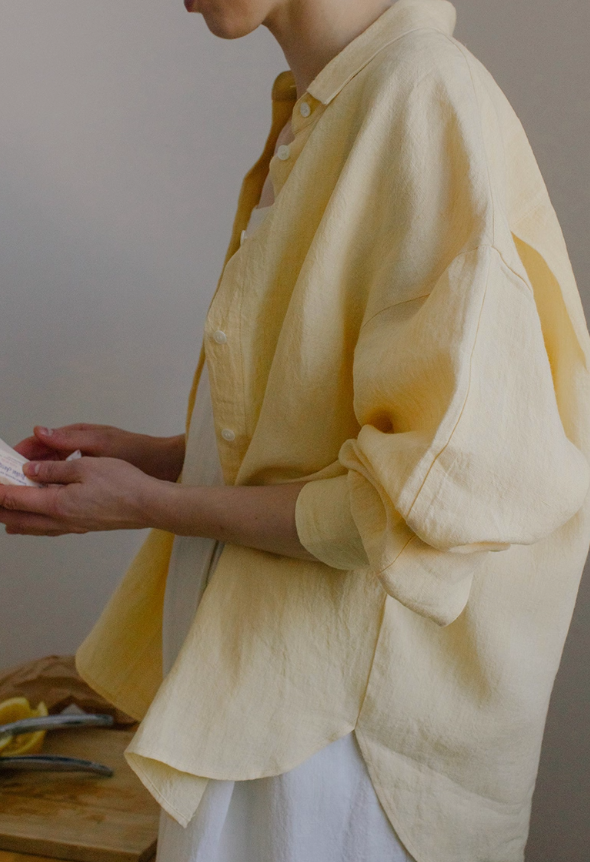 French linen shirt (preorder/ 2 colours)