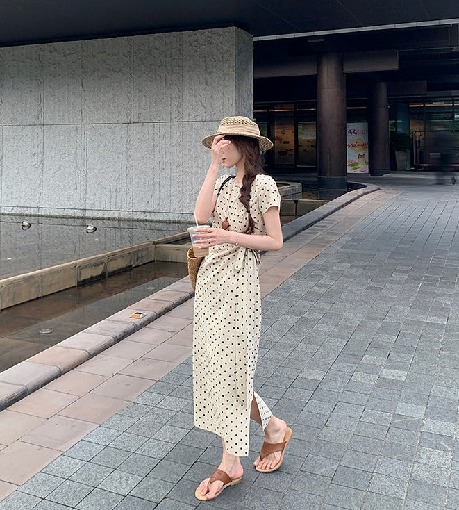 Vio polka dress (preorder)