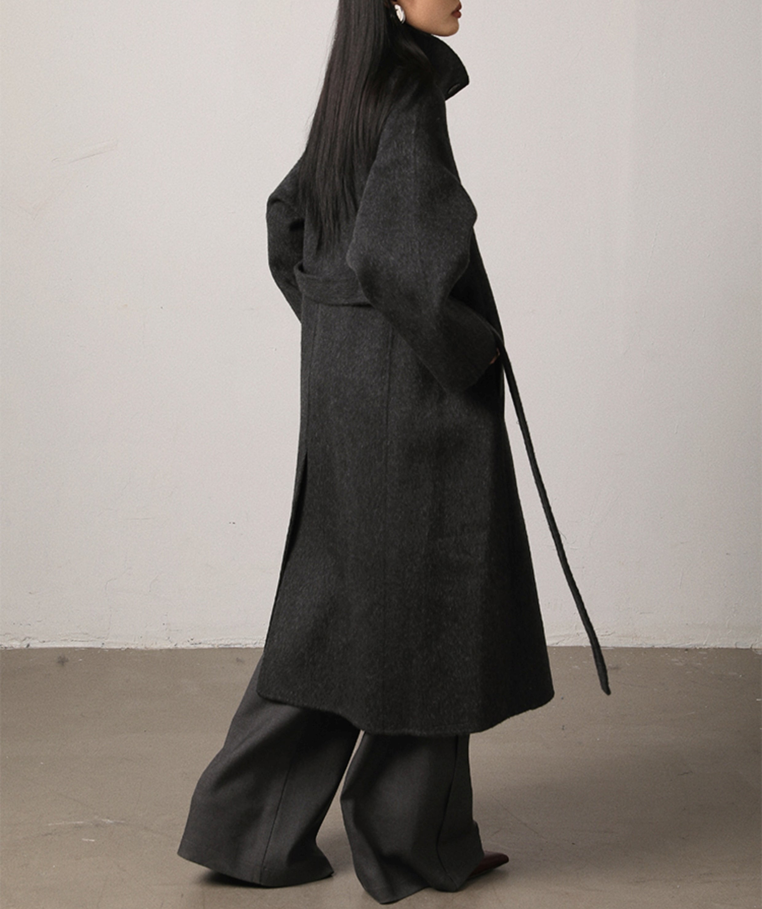 Funnel neck trenchcoat (preorder/ 3 colours)