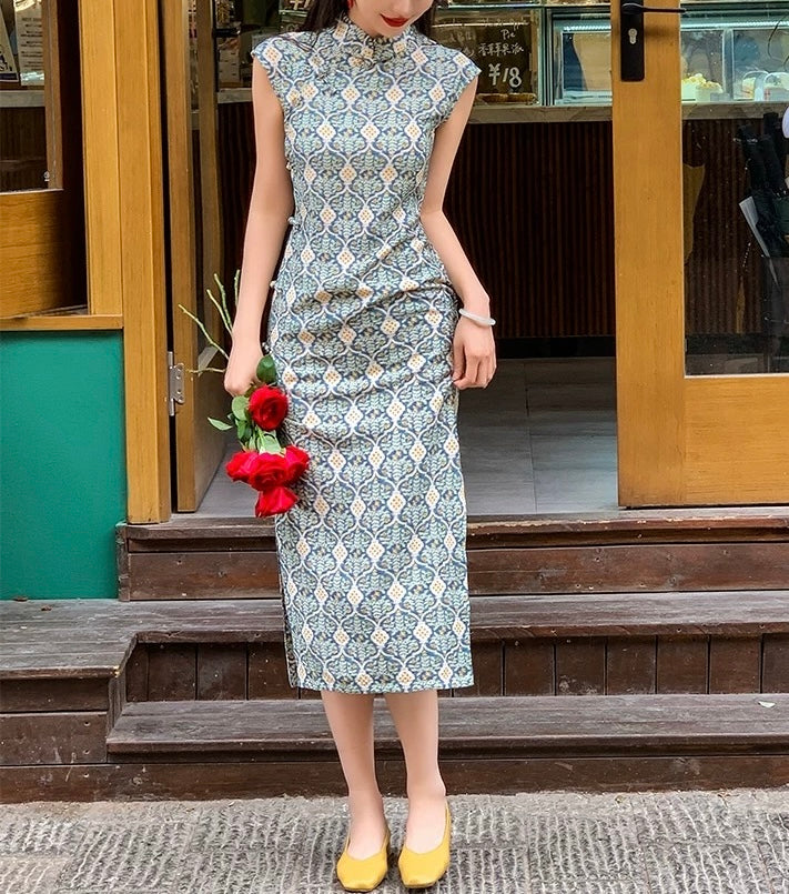 Goldie cheongsam (ready stock in S&L)