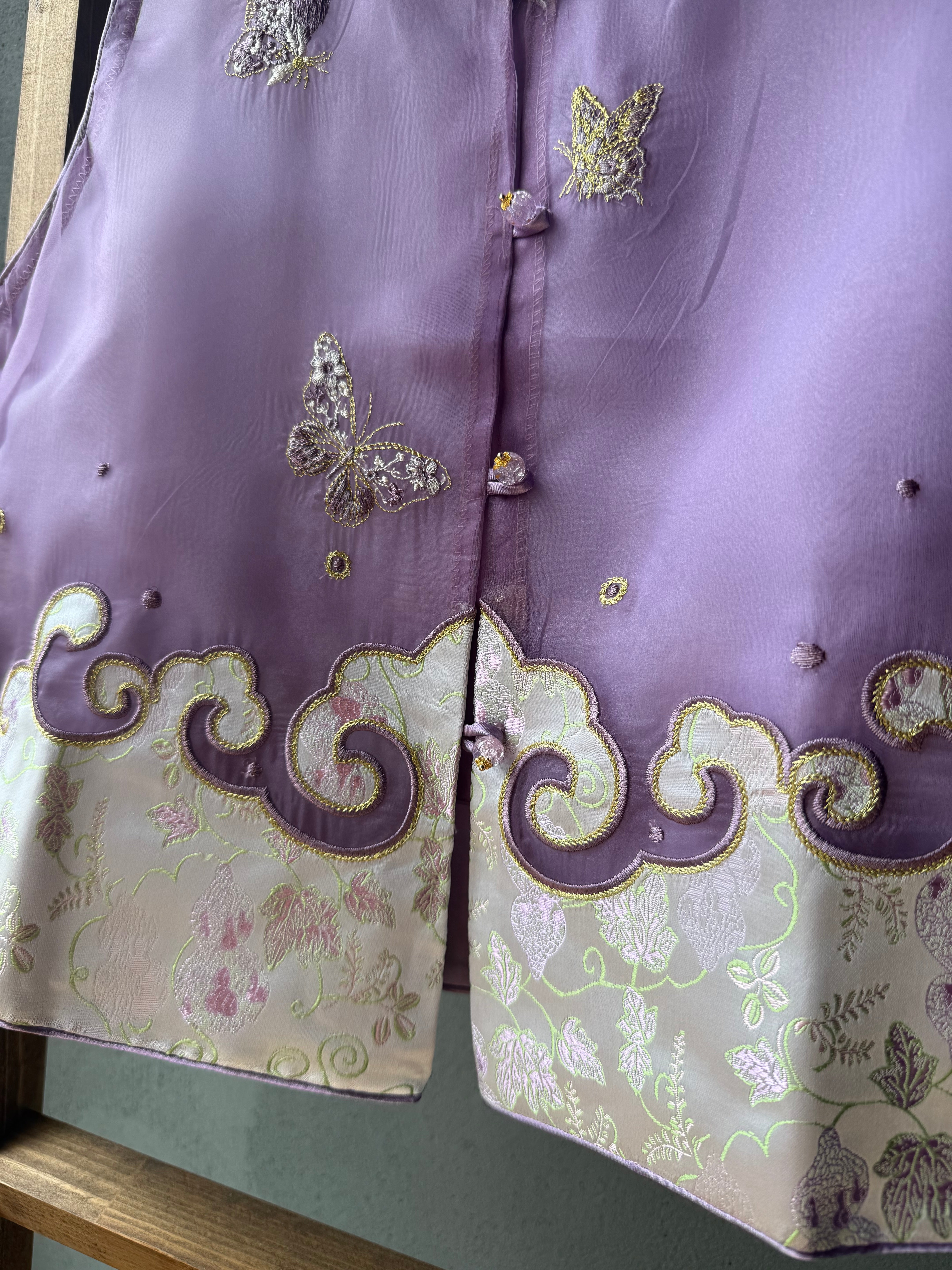 Organza vest top (ready stock in XL)