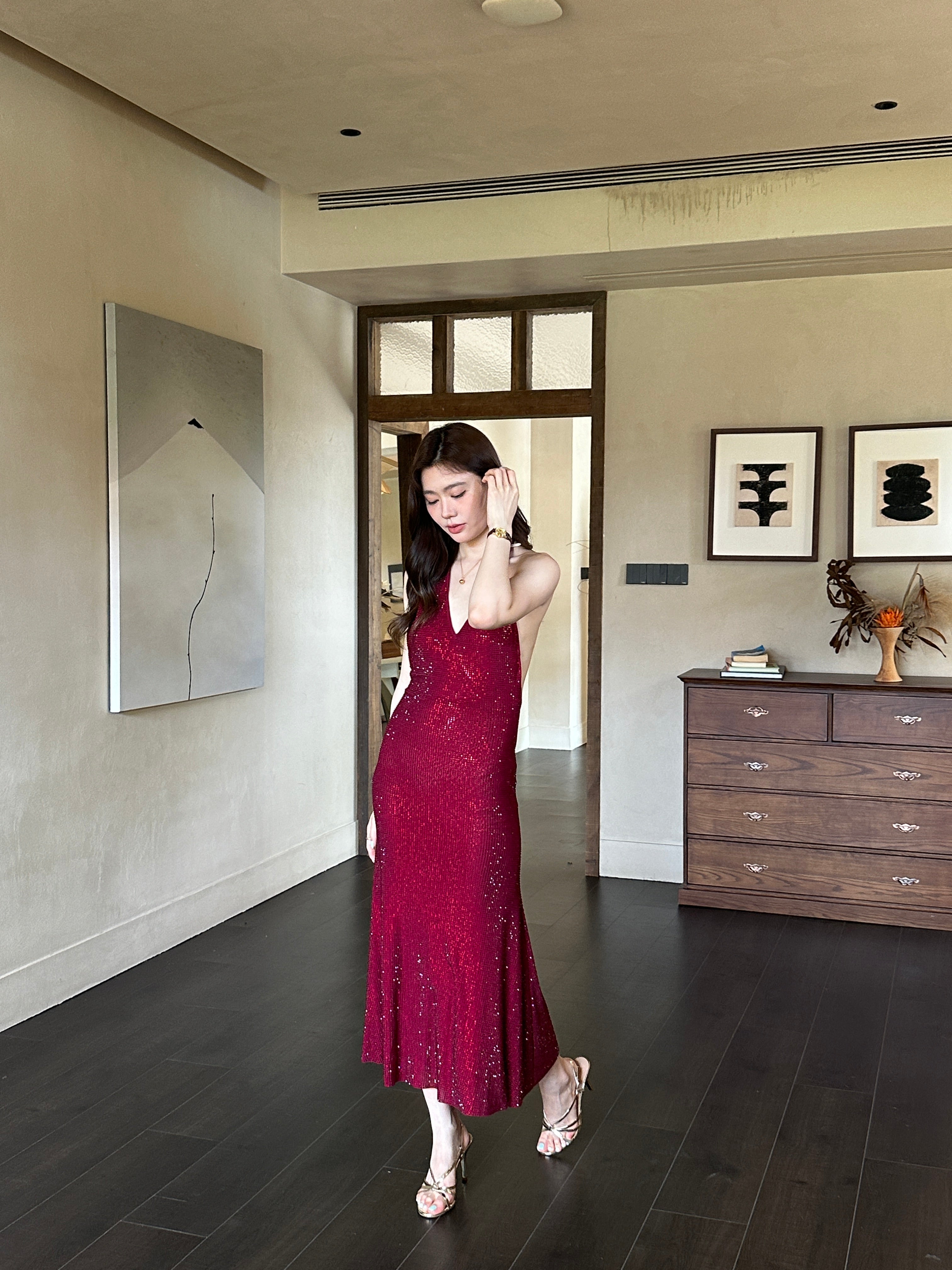Rouge Lumiere Dress (preorder/ 2 colours)
