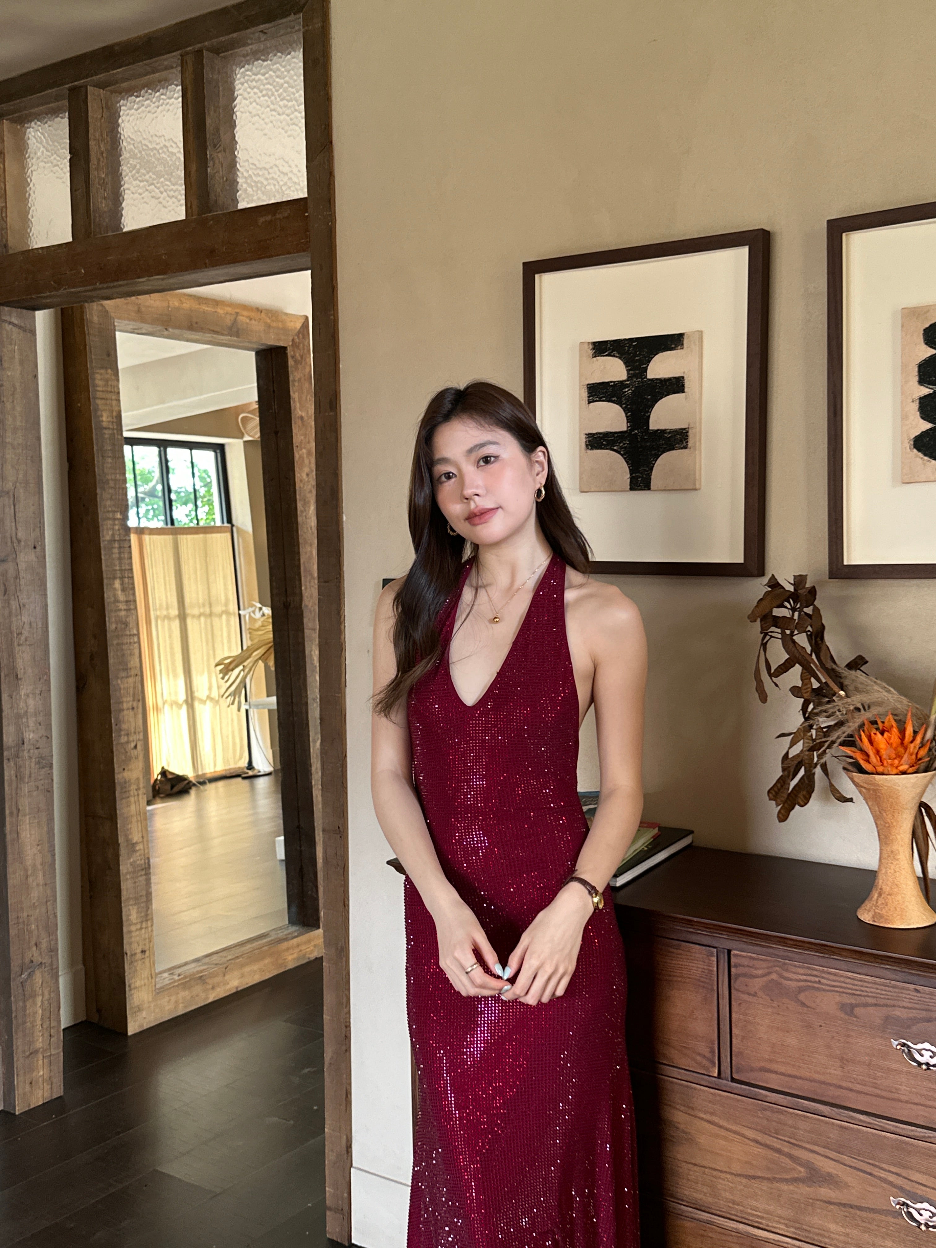 Rouge Lumiere Dress (preorder/ 2 colours)
