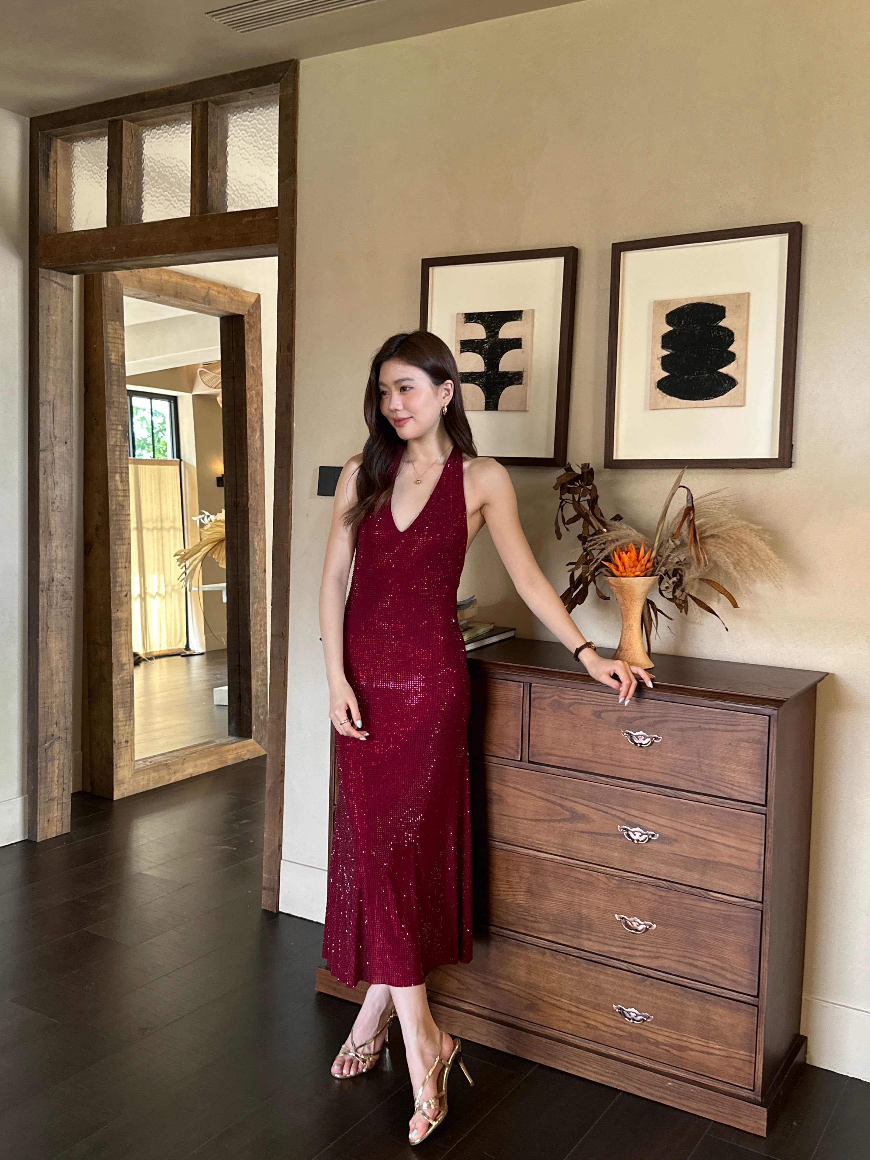 Rouge Lumiere Dress (preorder/ 2 colours)