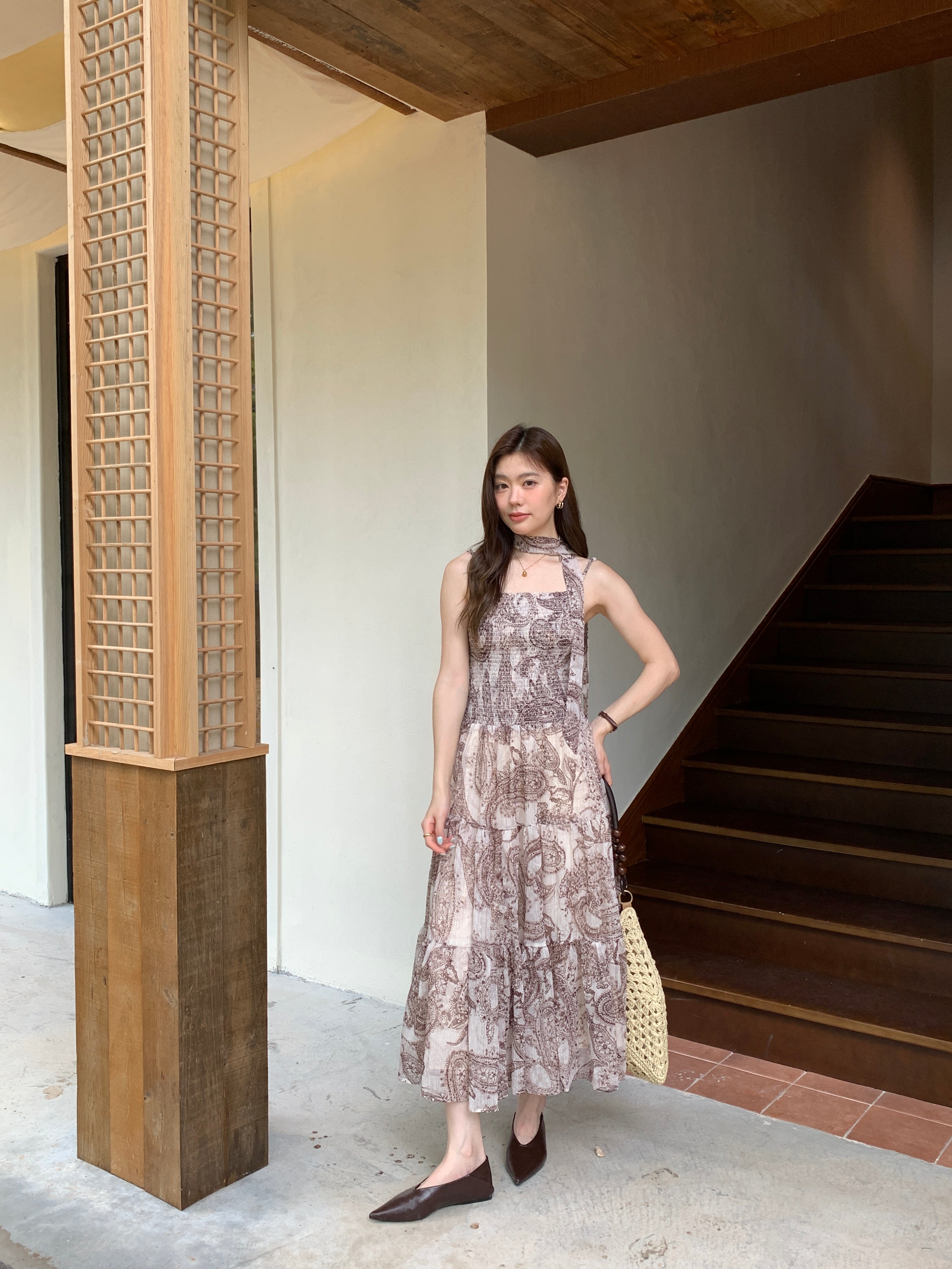 Paisley resort dress (preorder)