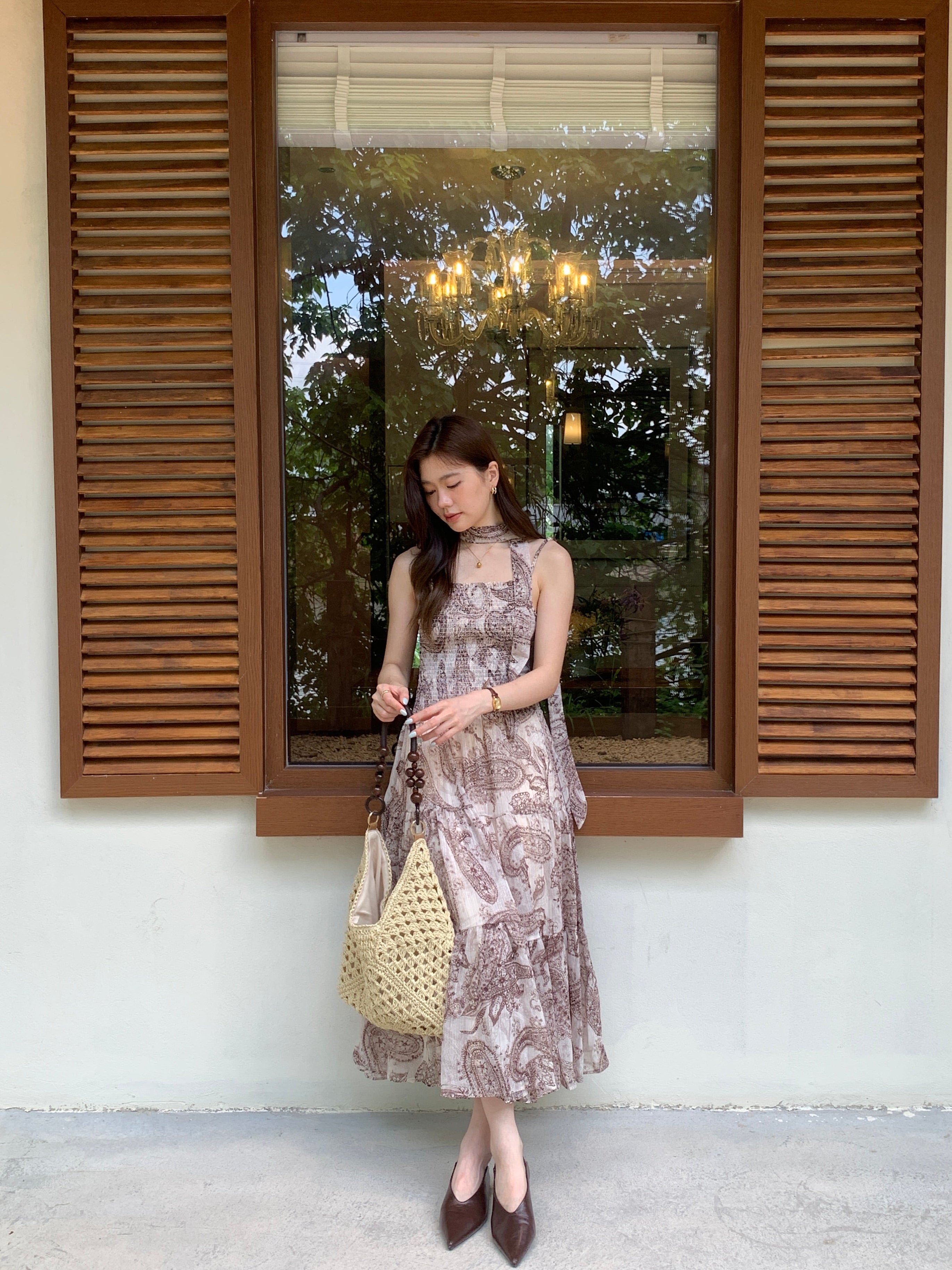 Paisley resort dress (preorder)