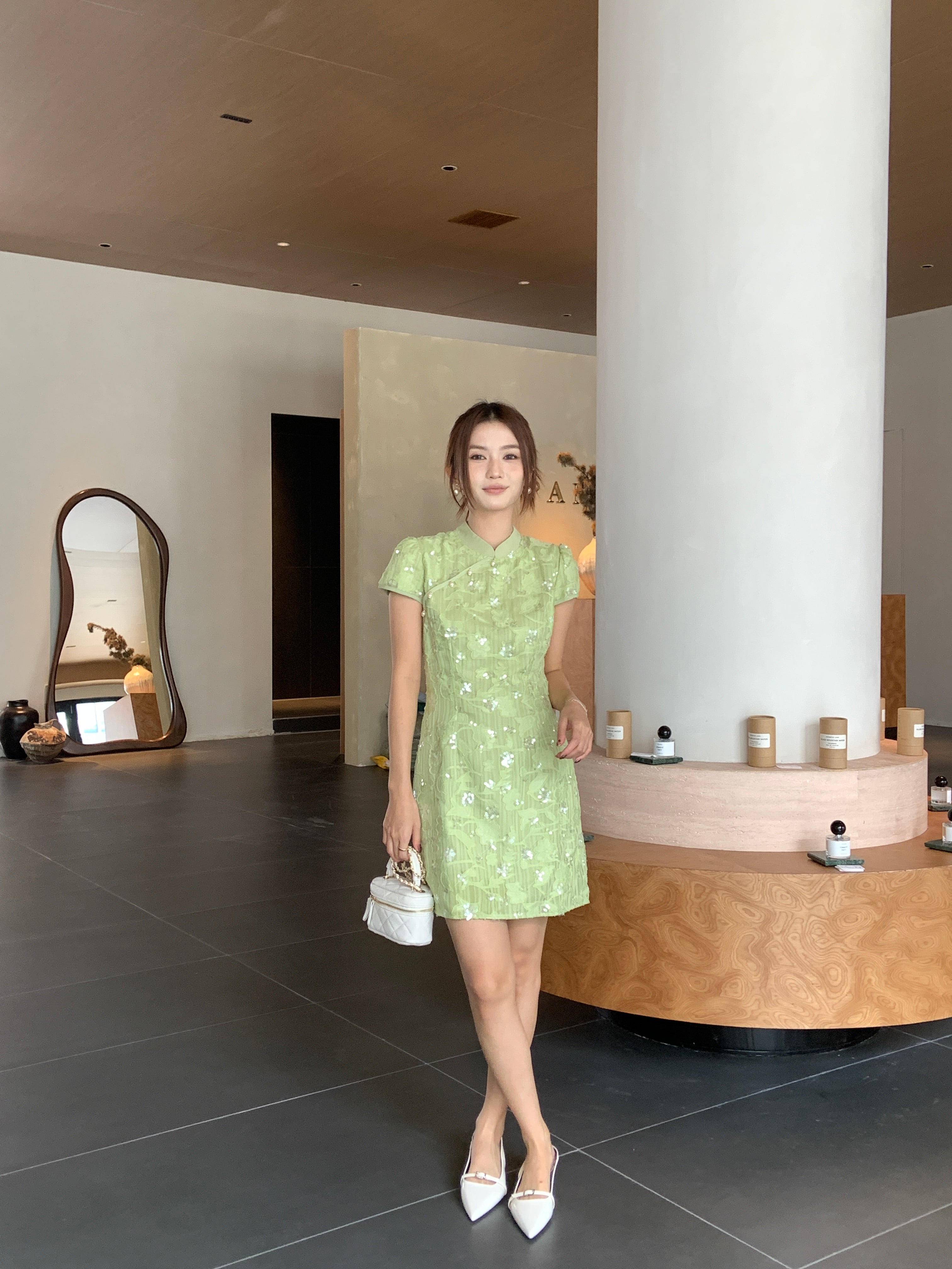 Banano cheongsam (preorder/ 2 colours)