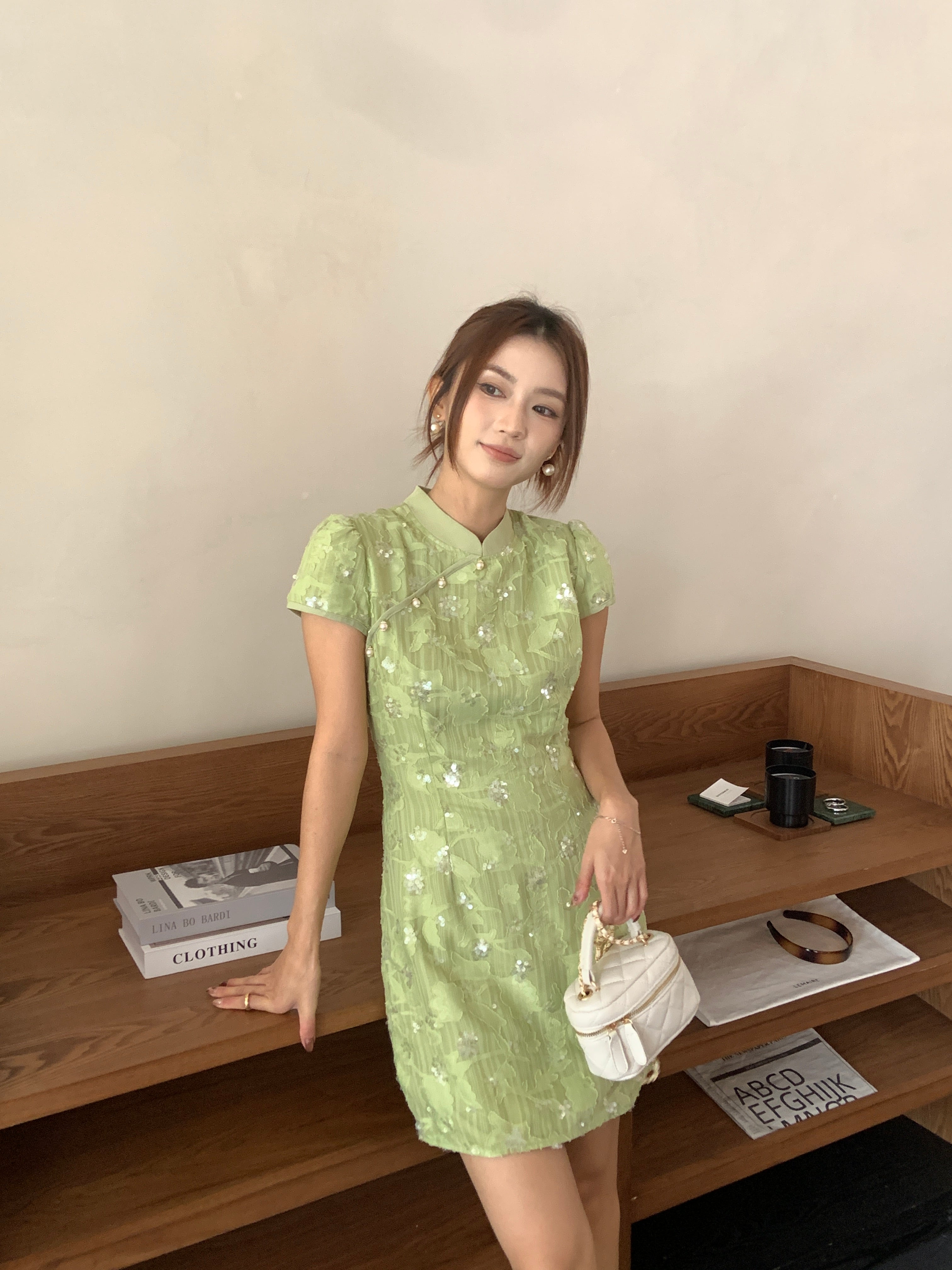 Banano cheongsam (preorder/ 2 colours)