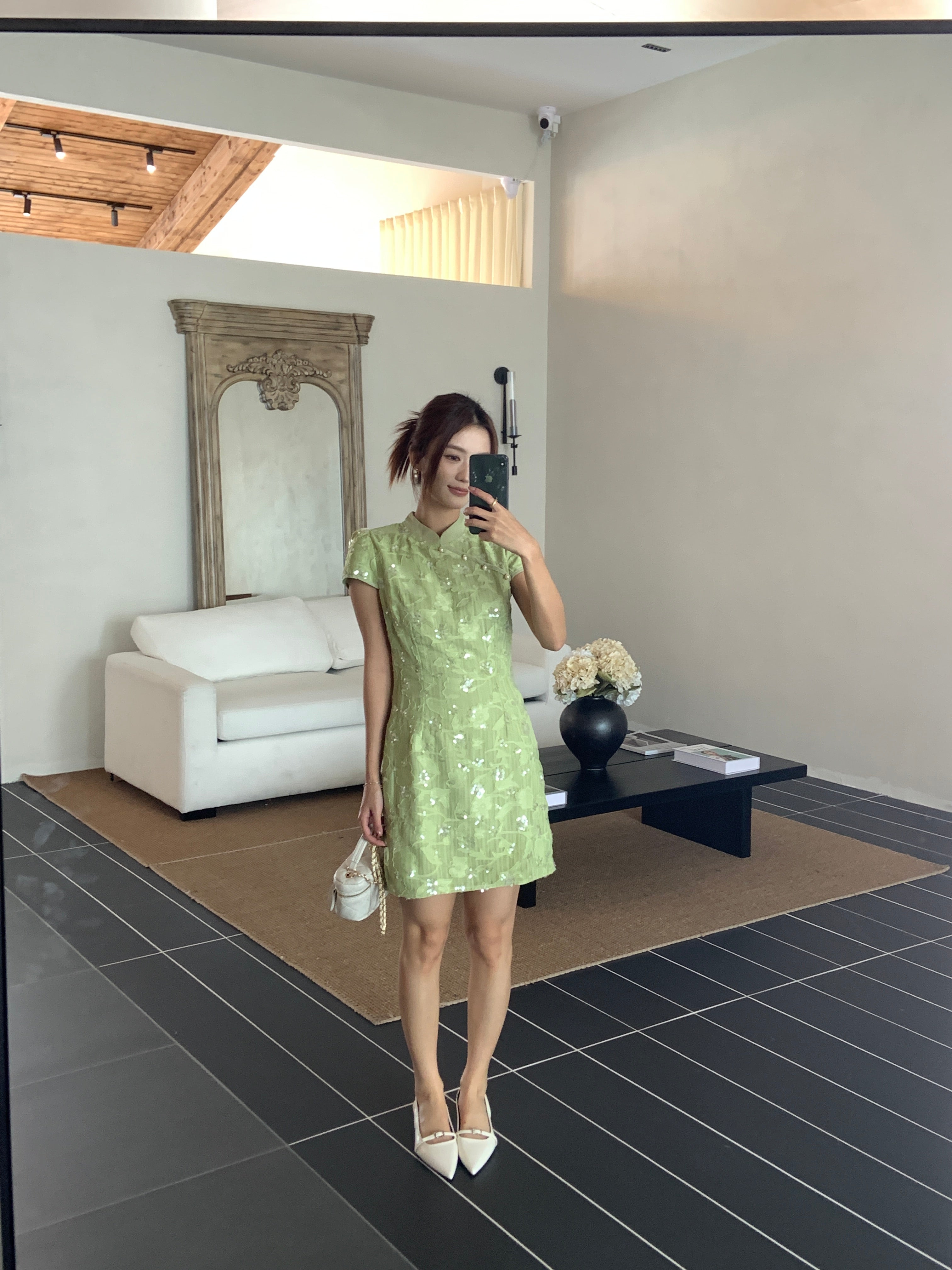 Banano cheongsam (preorder/ 2 colours)