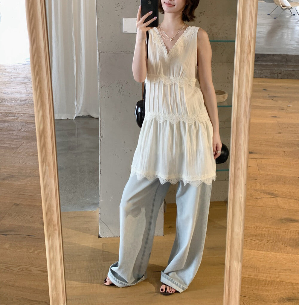 Ray linen top (preorder)