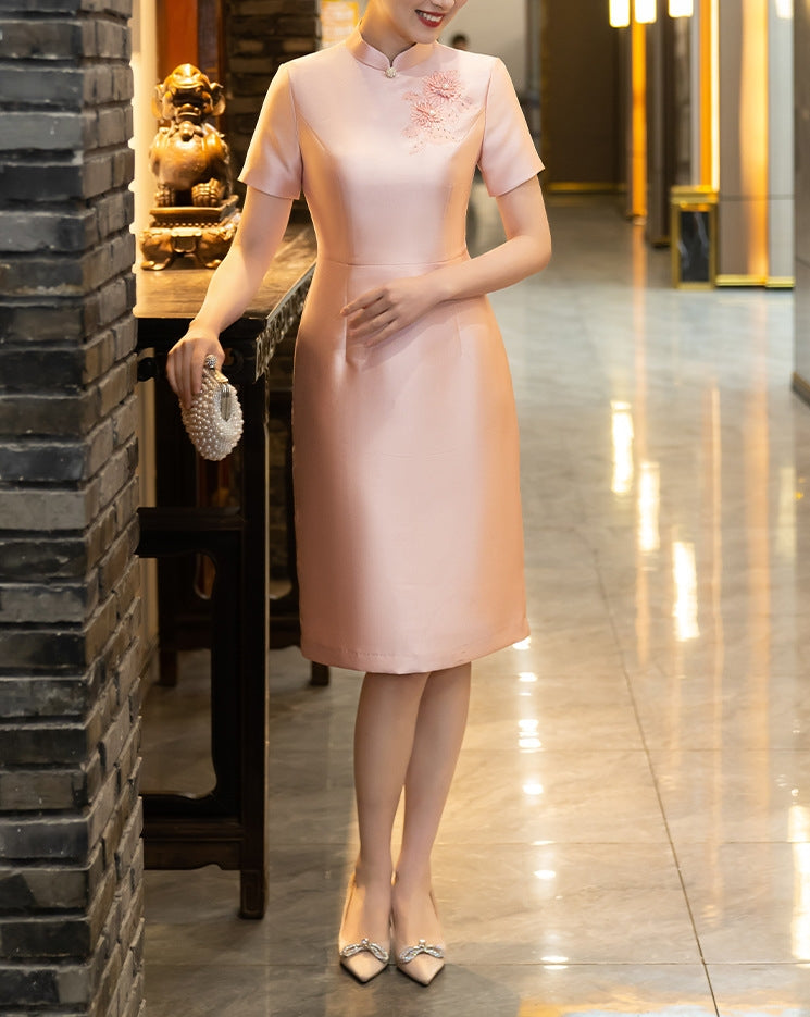 Regus dress (ready stock in pink (2XL) and red (3XL)/ 3 colours)