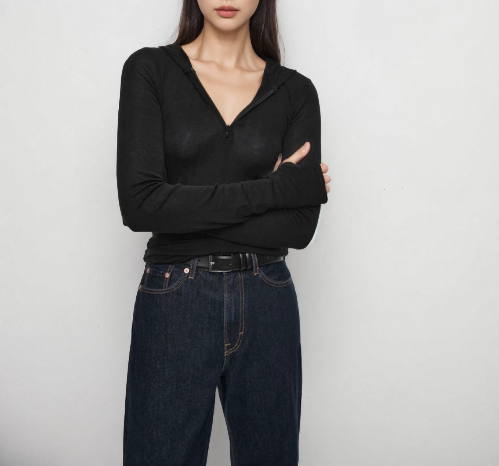 Lightweight hoodie top (preorder/ 2 colours)