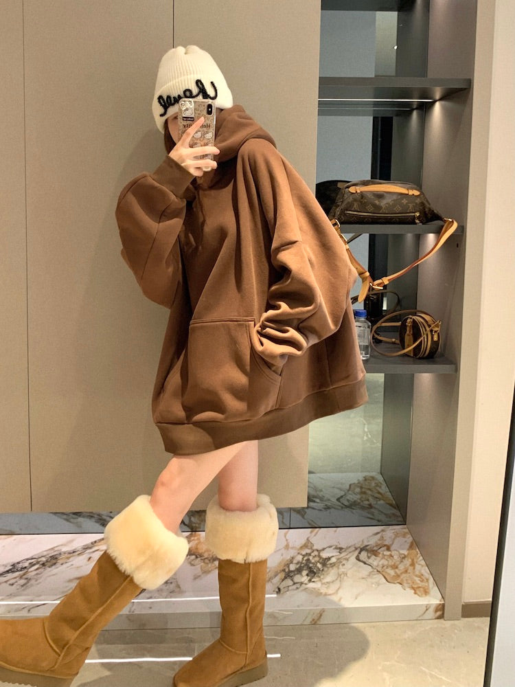 Creme hoodie top (preorder)