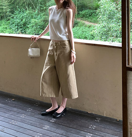 Khaki Bermuda Jorts (preorder)