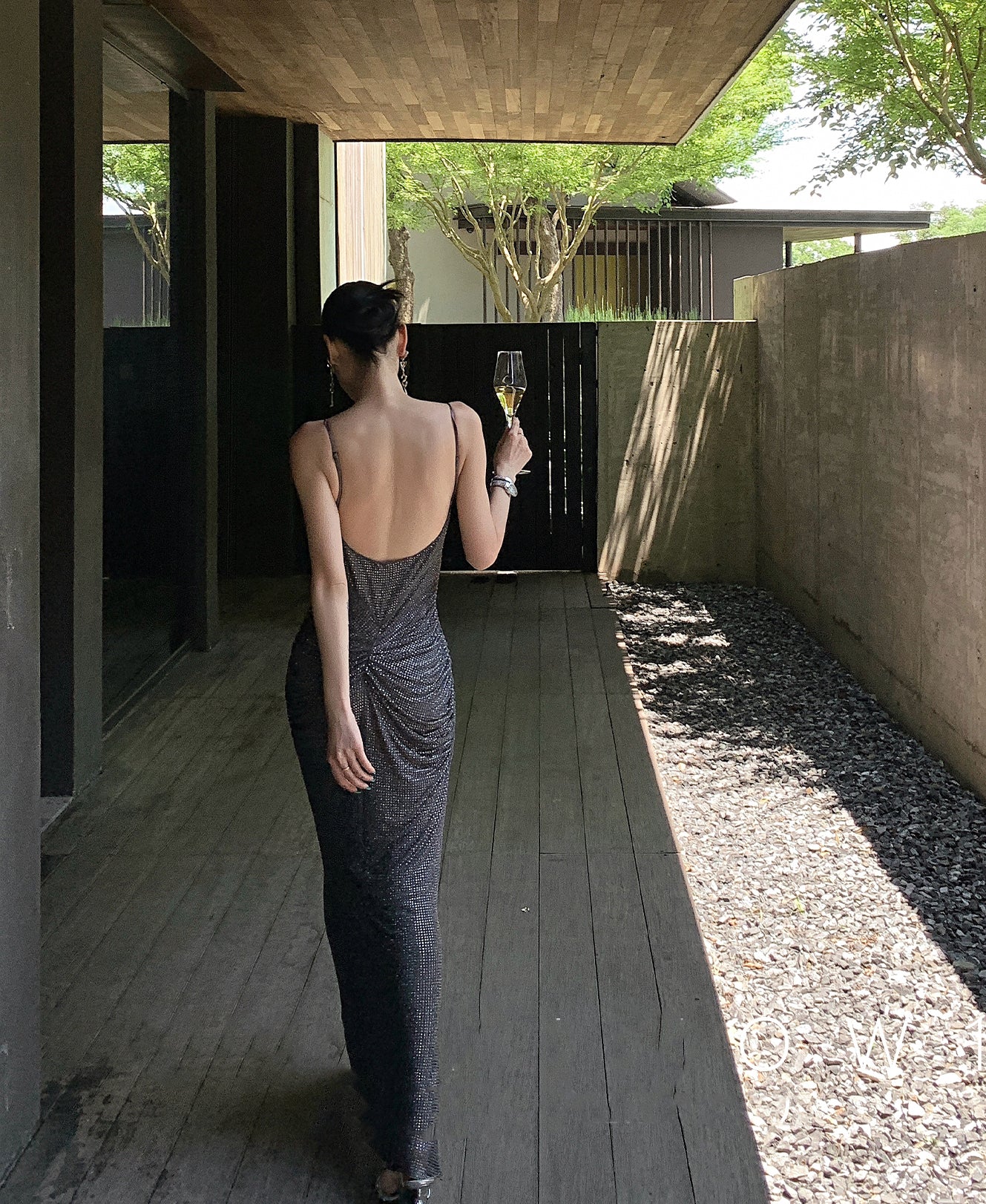 Bedazzled maxi dress (preorder/ 2 colours