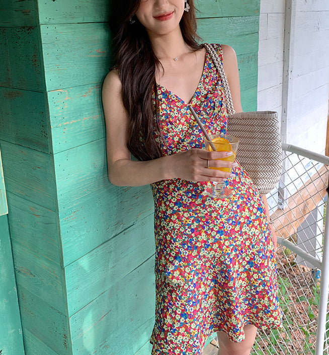 Fue floral dress (preorder/ 2 colours)