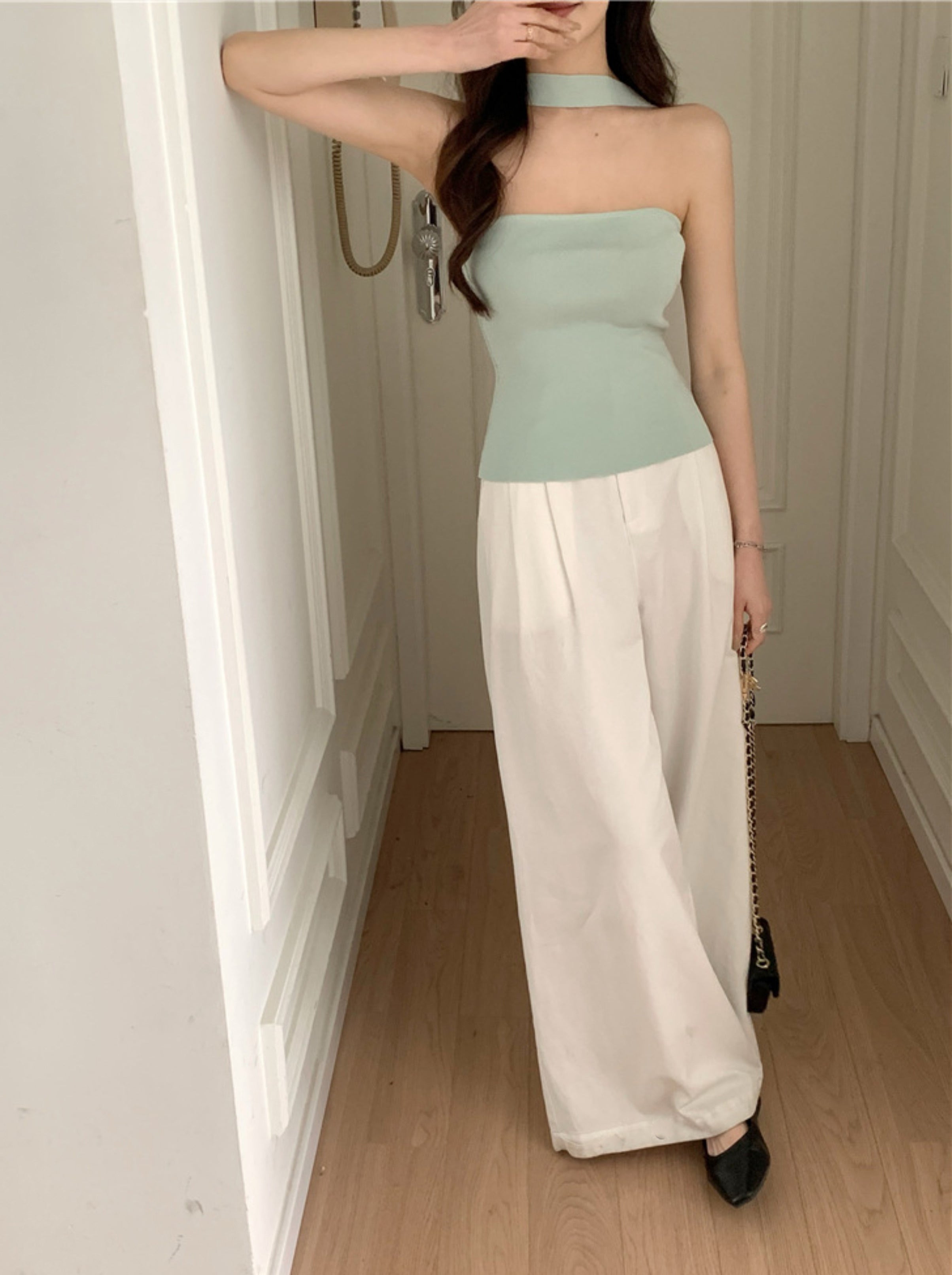 Penelope halterneck top (preorder/ 4 colours)