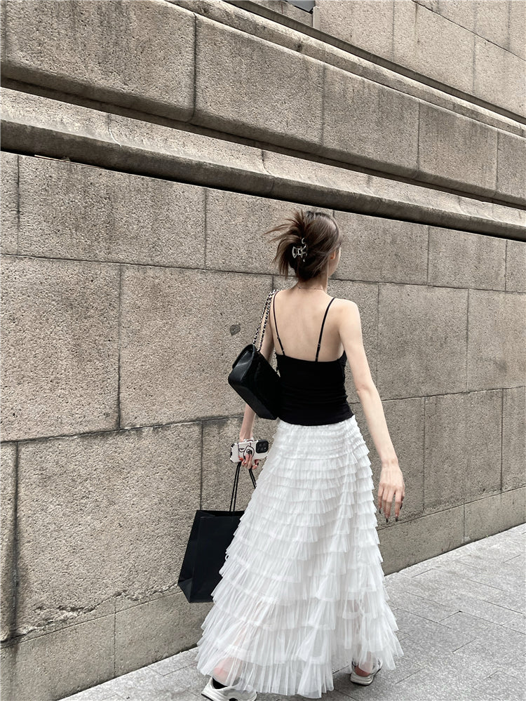 Tullese skirt (ready stock/ 6 colours)