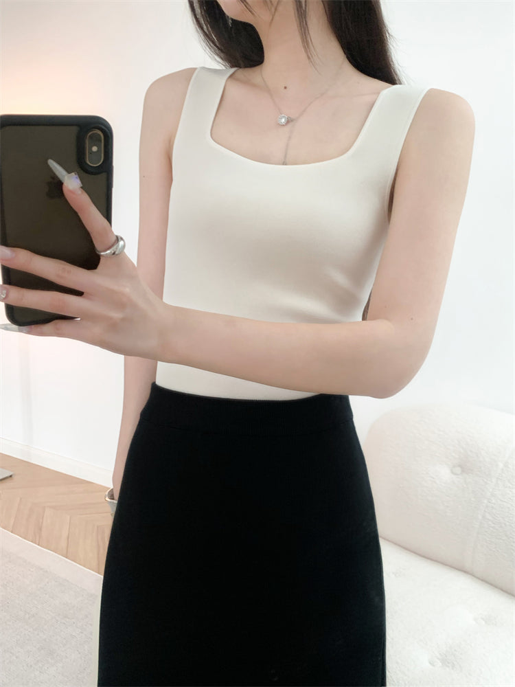 Knit tank top (preorder/ 7 colours)