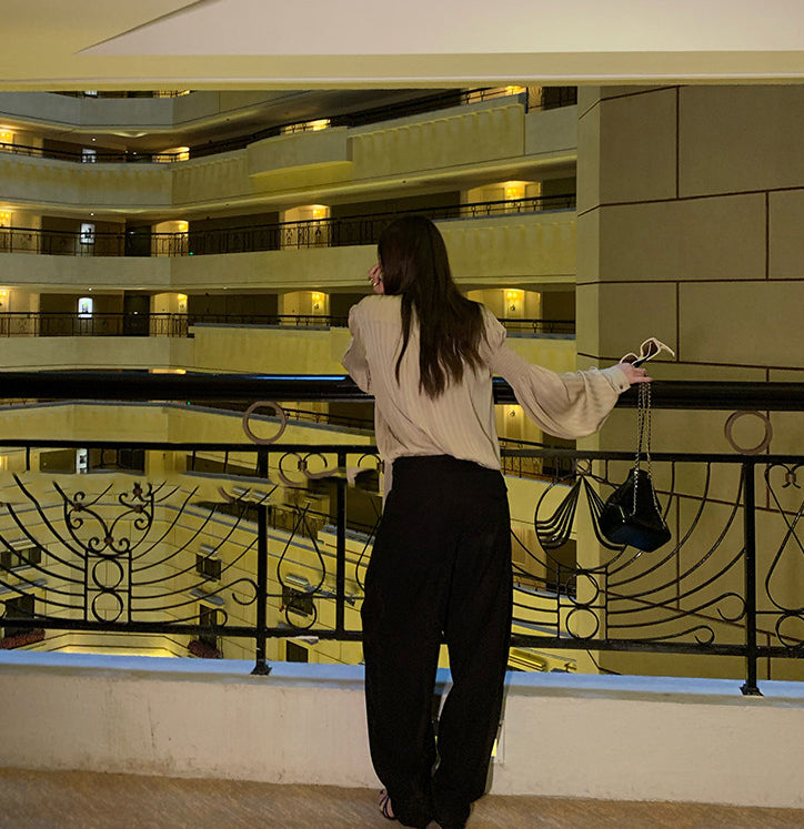 Billowy shirt top (preorder)