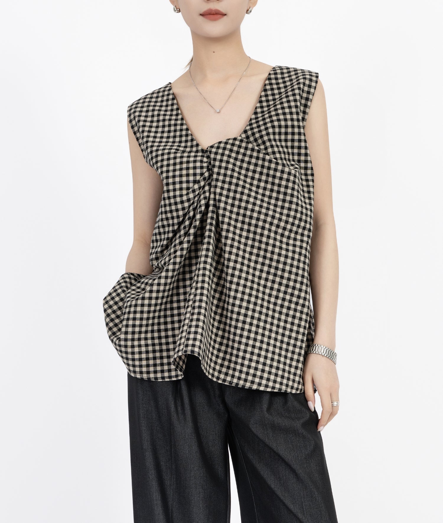 Checkered top (preorder/ 2 colours)