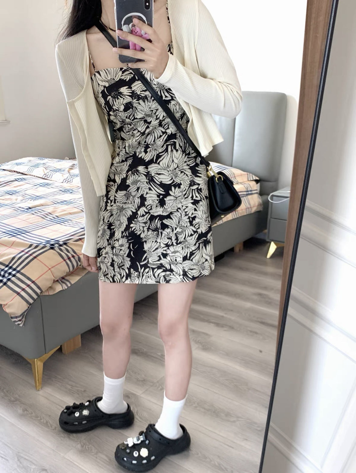 Frenchie dress (ready stock in M)