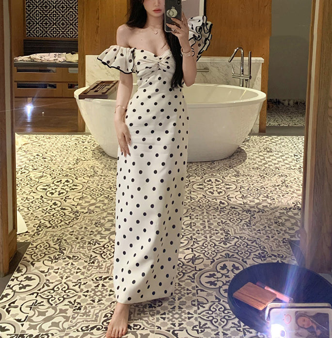 Polky dress (preorder/ 2 colours)