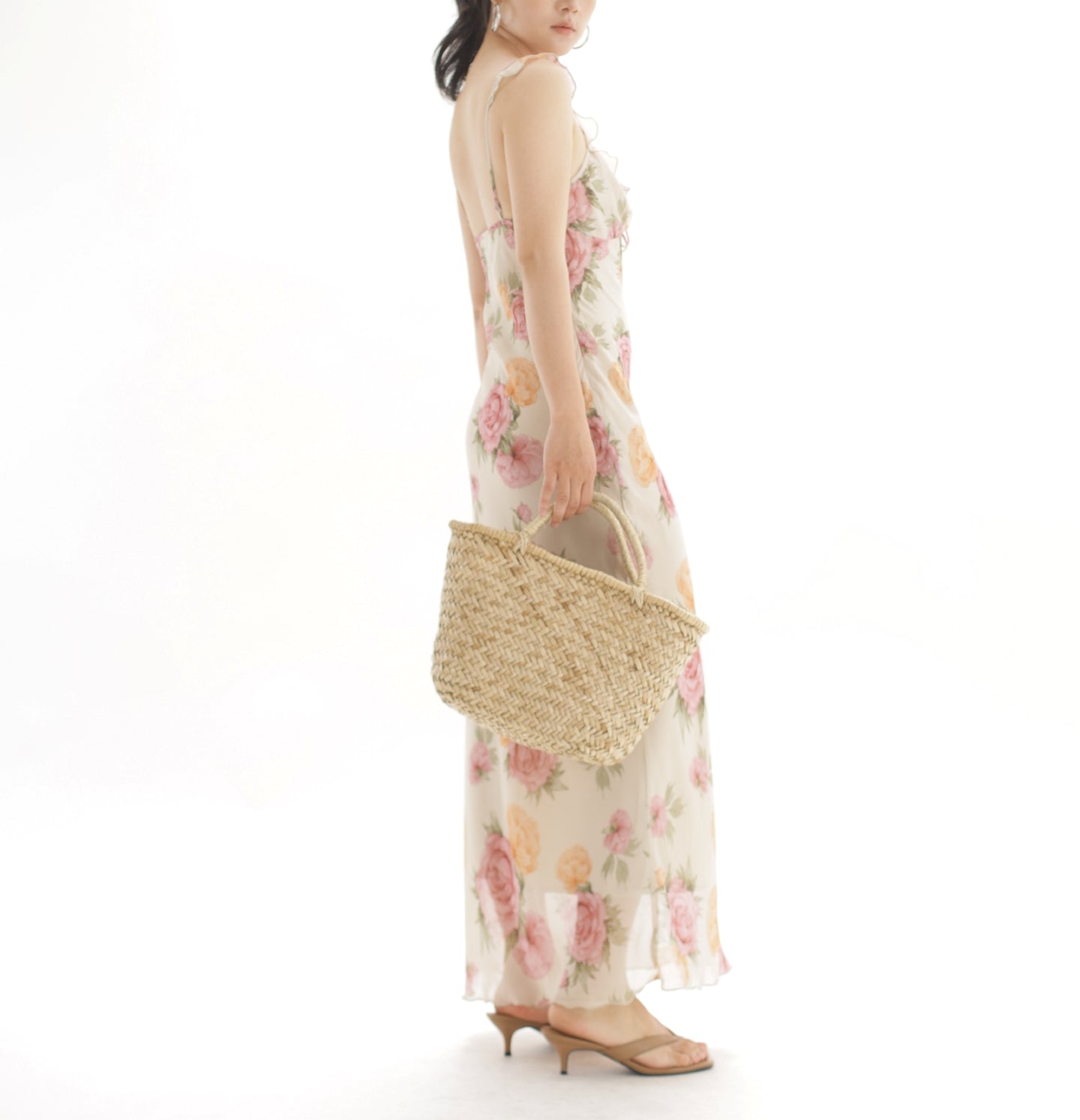 Rose dress (ready stock in midi (S&M)/ 2 lengths)