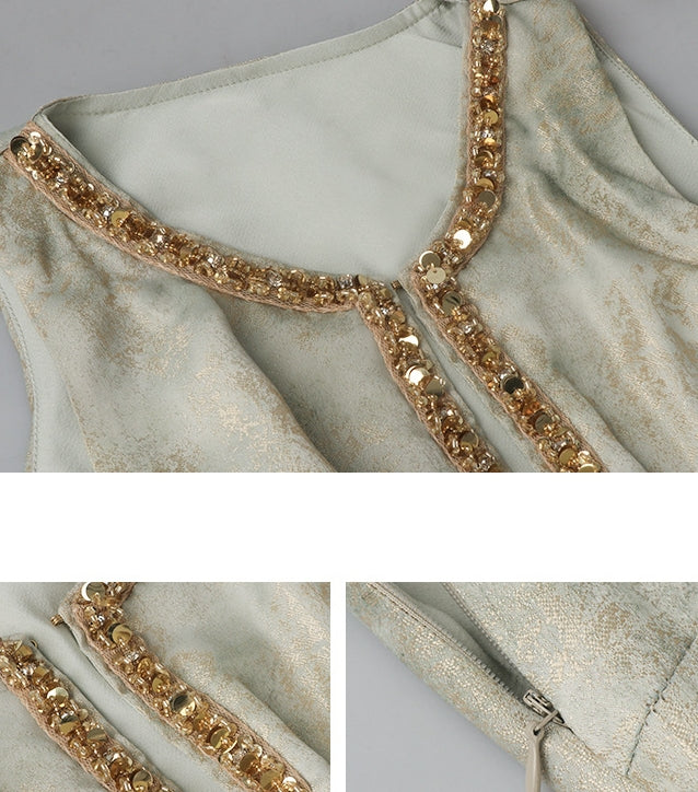 Gold sage dress (preorder/ 2 colours)