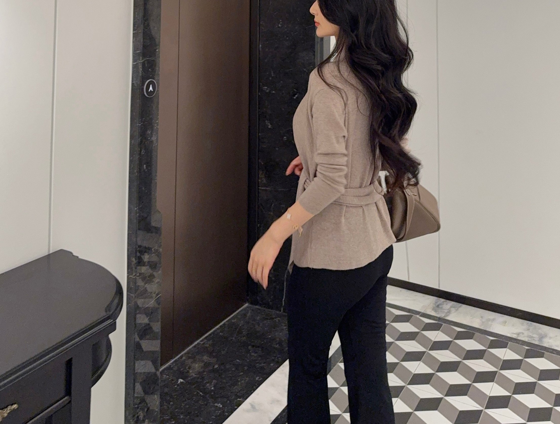 Wraparound wool top (preorder)