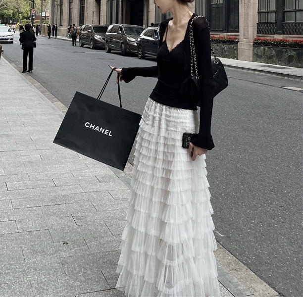 Tullese skirt (ready stock/ 6 colours)