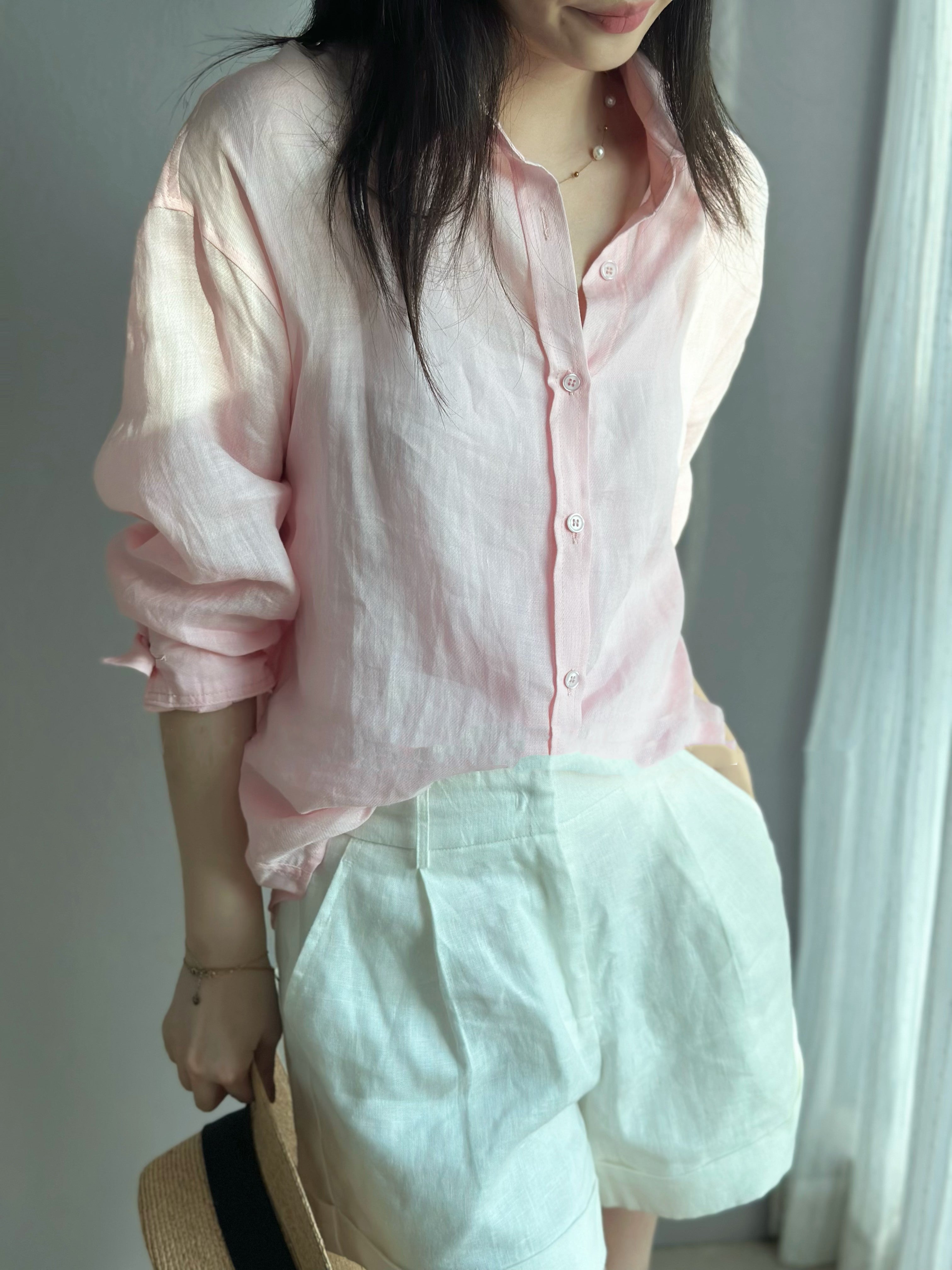 Ramie linen shirt (preorder/ 6 colours)