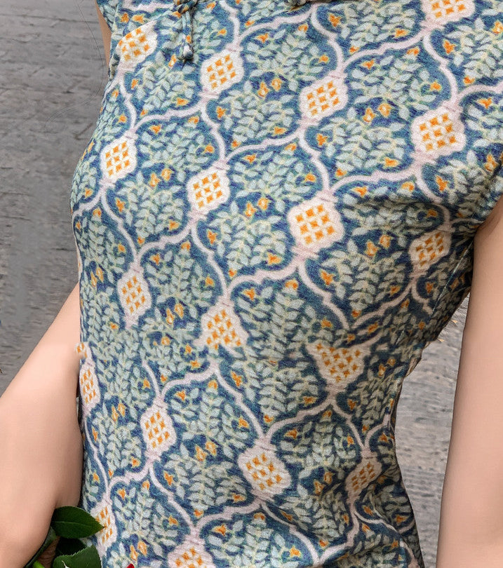 Goldie cheongsam (ready stock in S&L)