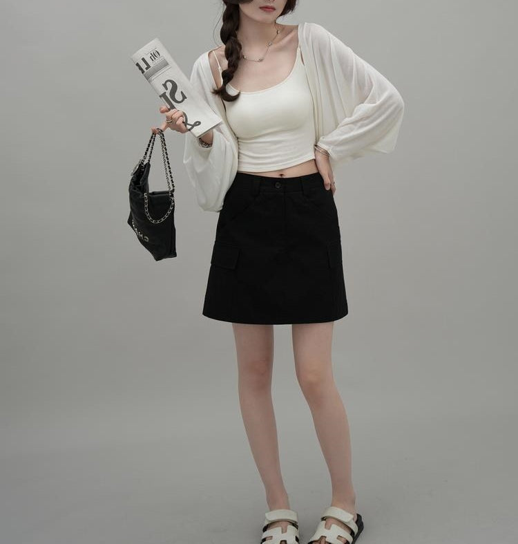 Nina cardigan (ready stock in yellow and white/ 4 colours)