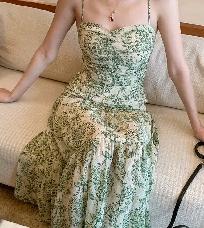 Emb maxi dress (preorder)