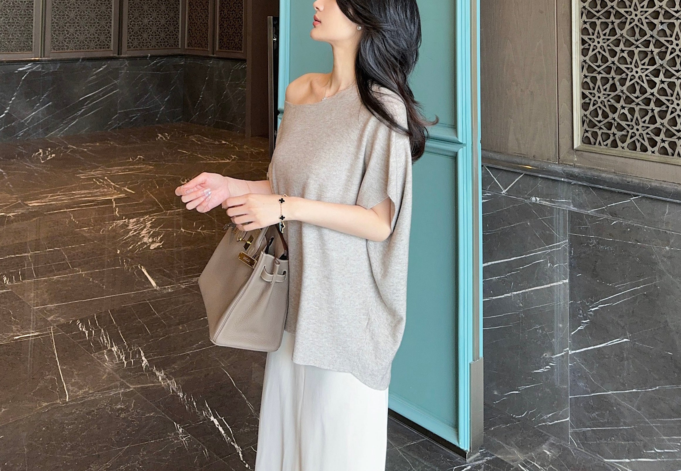 Iris top (ready stock in pink/ 4 colours)