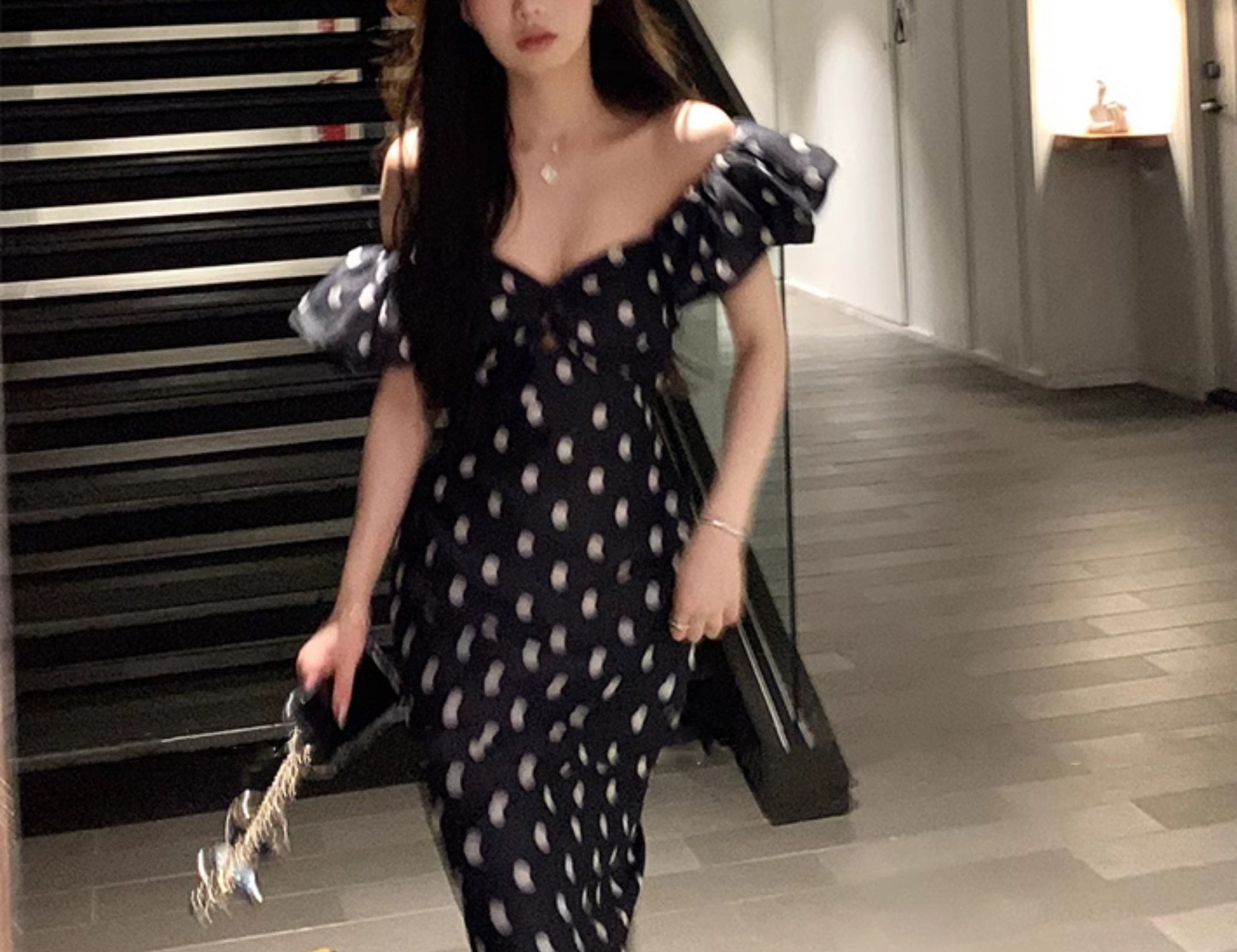 Polky dress (preorder/ 2 colours)