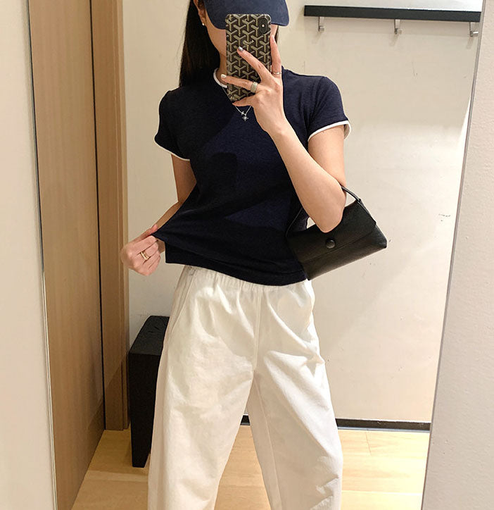 Trim Chic Top (preorder/ 5 colours)